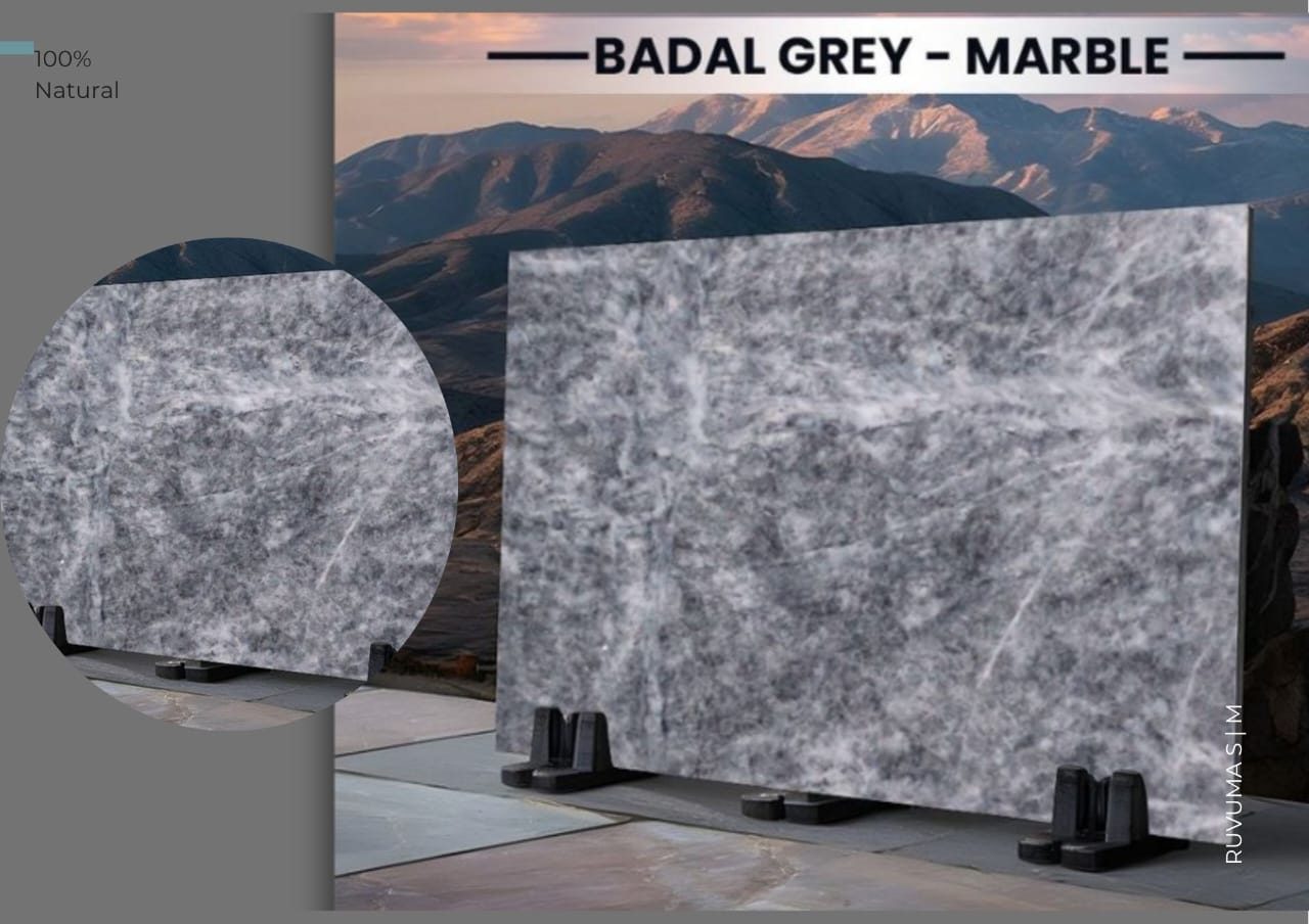 Badal grey marble slab