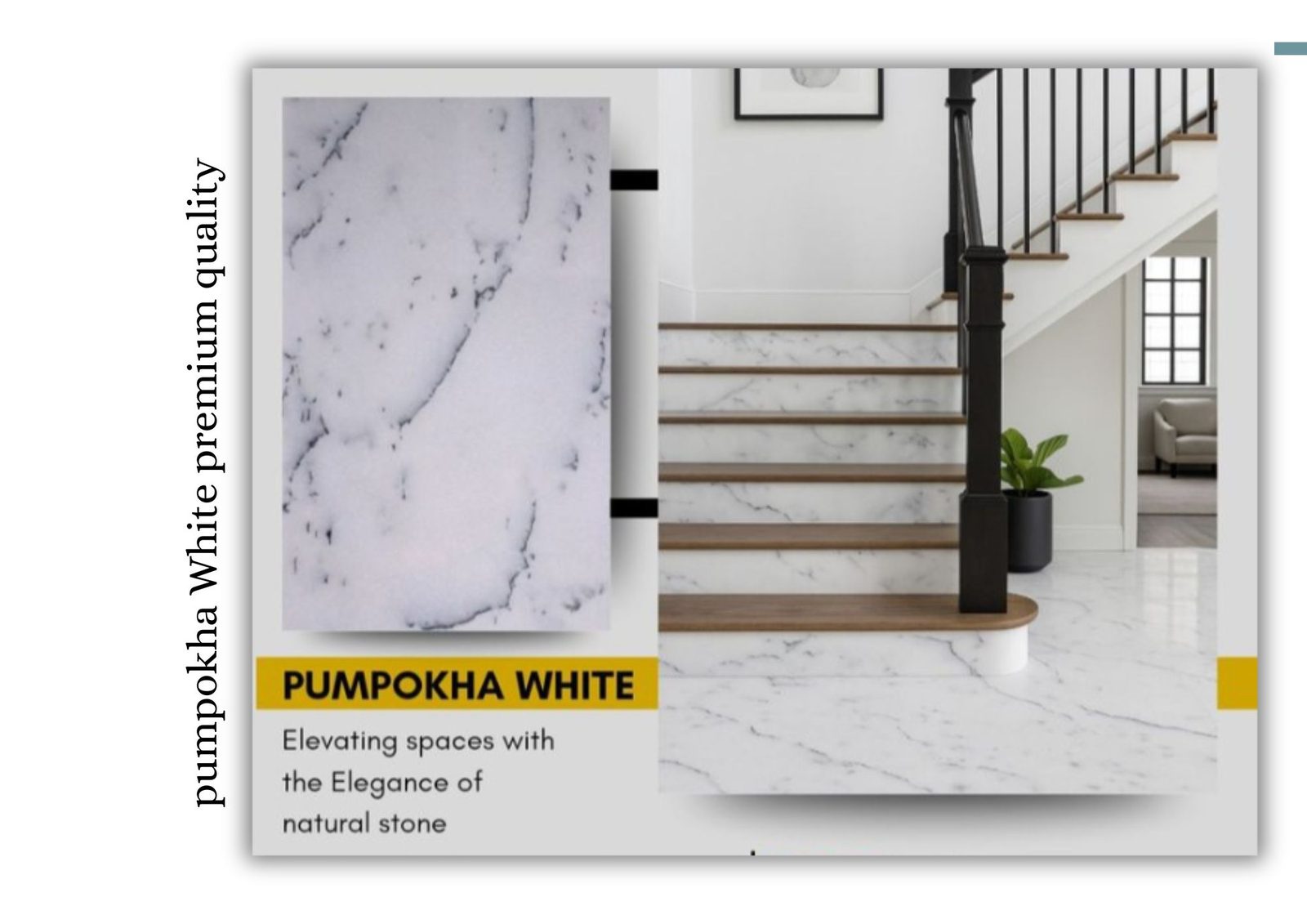 Pumpokha white marble